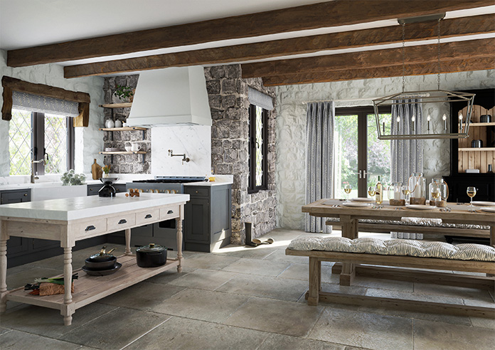 Willow Field, Stone Grey - Made to Measure Curtains - Image 8